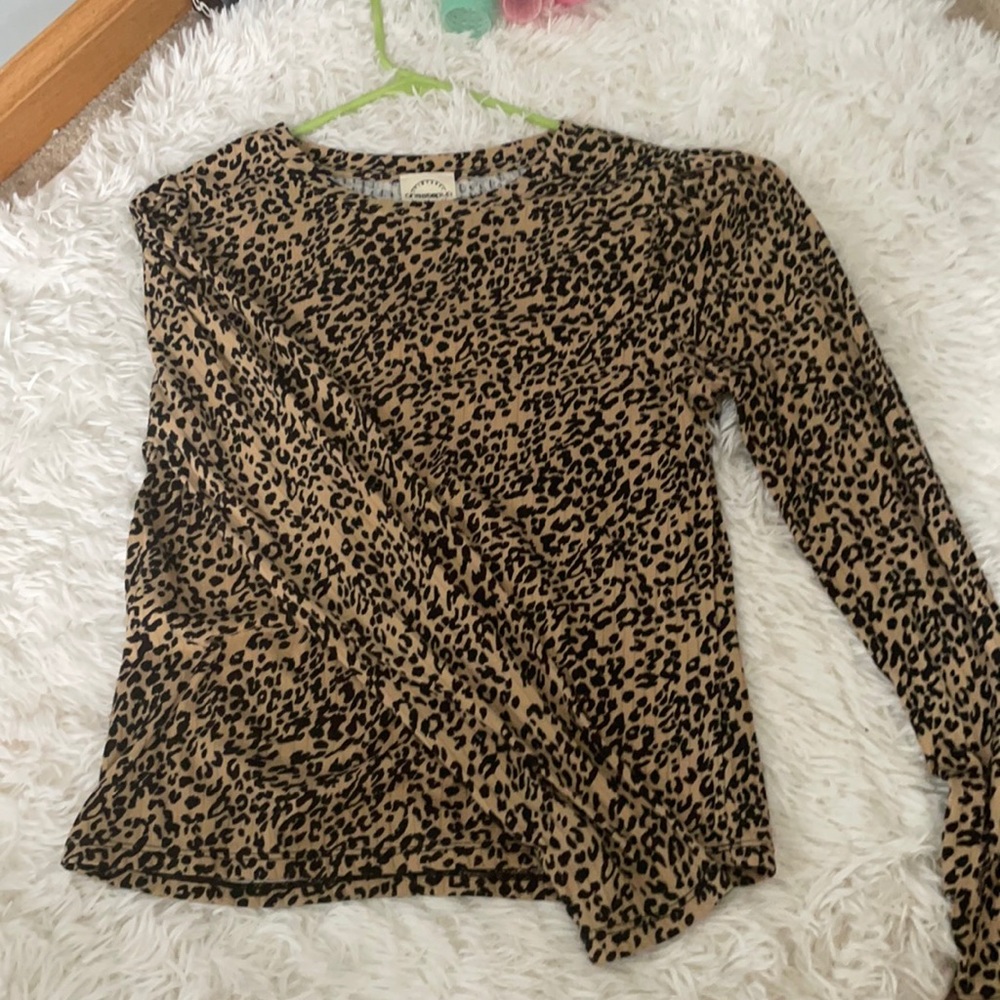 cheetah print top